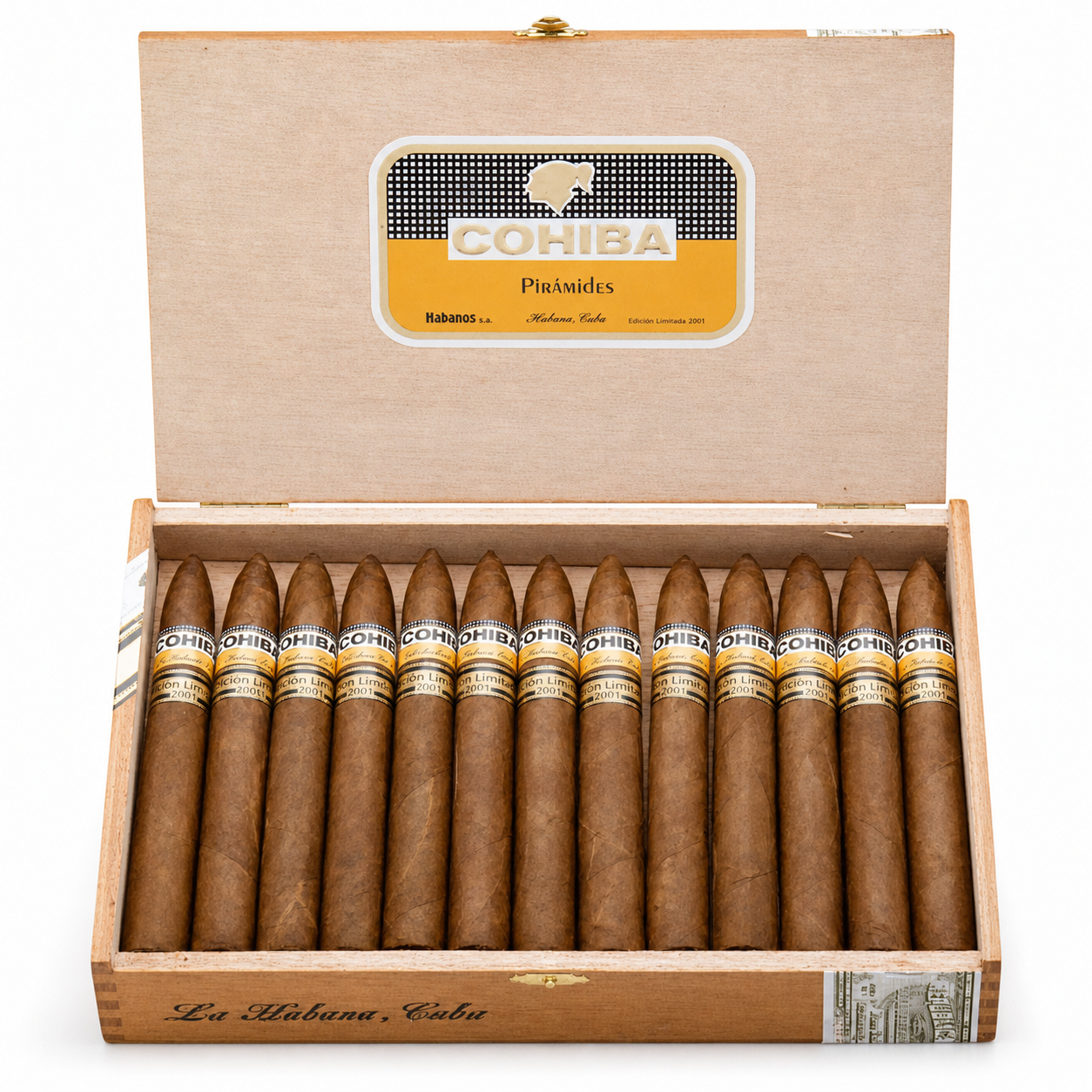 Cohiba Piramides Extra Limited Edition 2001 - Cohiba | DutyFree Cuban ...