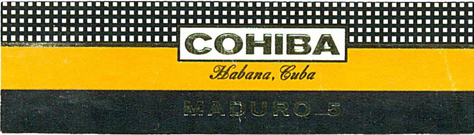 Cohiba Maduro Band A