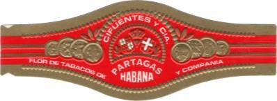 Small Cigars Partagás Chicos band