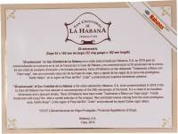 San Cristóbal de la Habana 20 Aniversario packaging