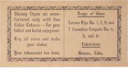 Siboney Coronas Tip No.1 packaging