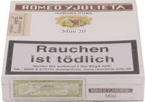 Small Cigars Romeo y Julieta Mini packaging